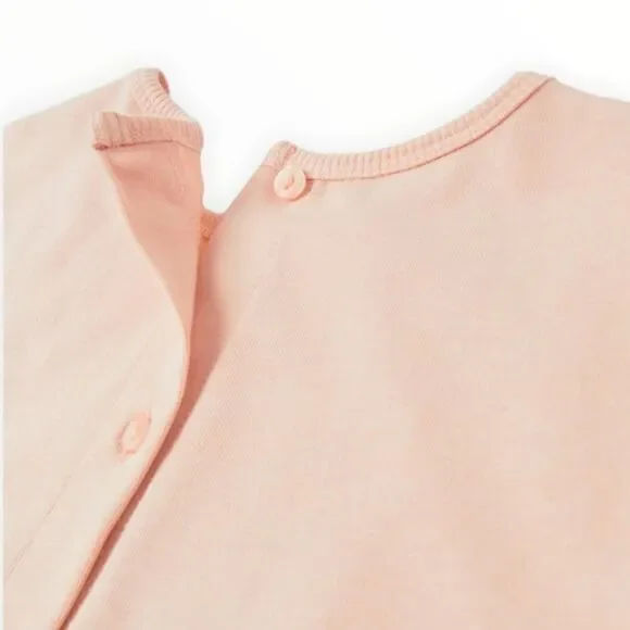 ZARA Kids | Pink | PLAIN PLUSH JUMPSUIT - Picture 3 of 6